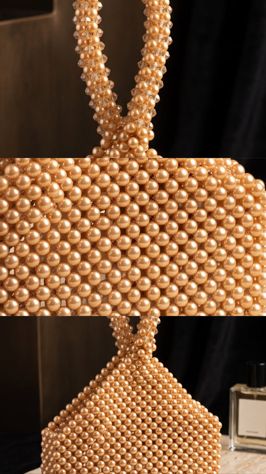 Pearl Gold Handbag | Parties & Weddings