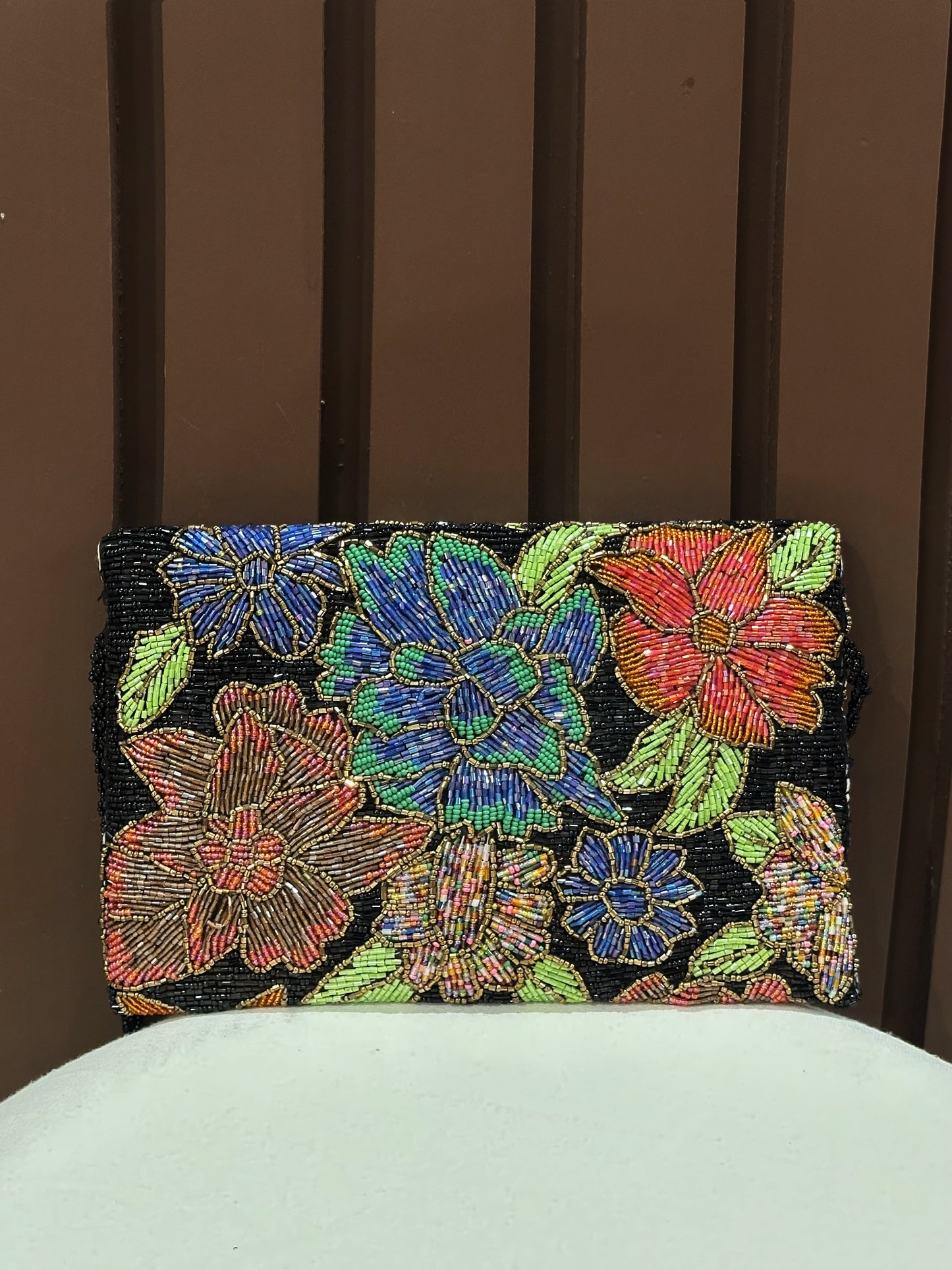 Hand embellished Clutch