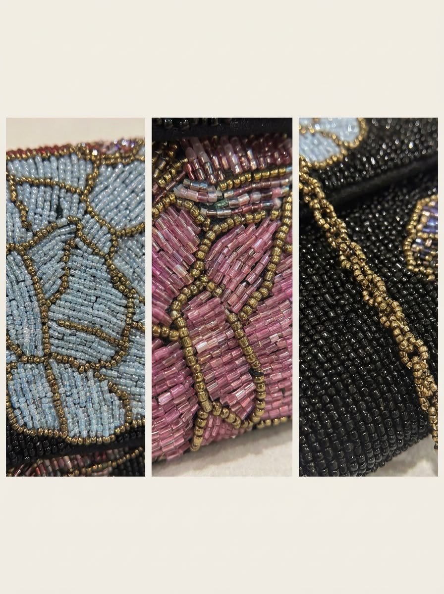 Powder Blue Flap Clutch – Amal Ayub