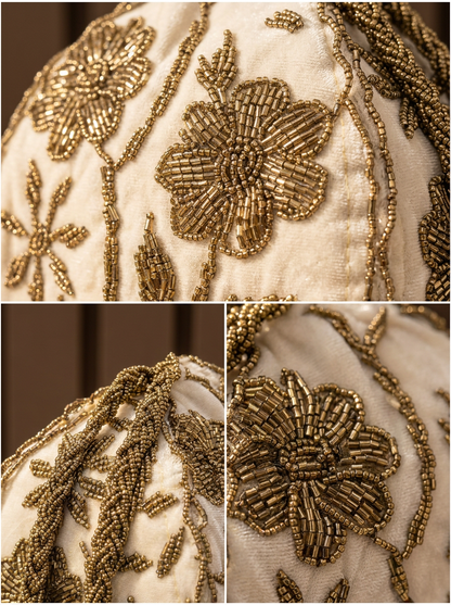 Gold Handmade Potli | Perfect for Weddings and Parties