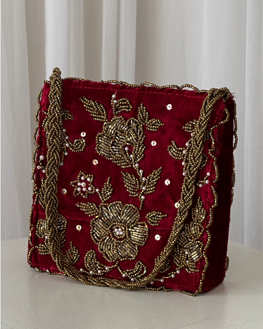 Hand Embellished Bag