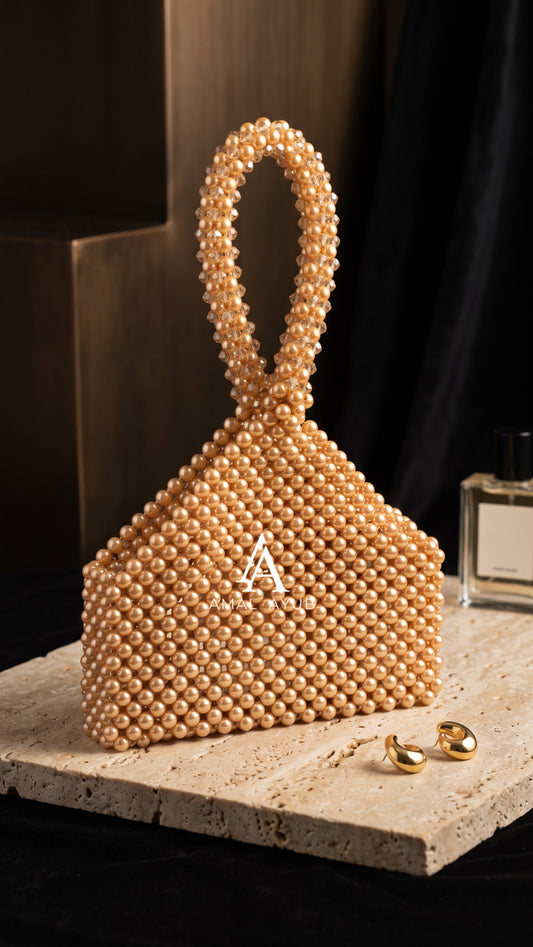 Pearl Gold Handbag | Parties & Weddings