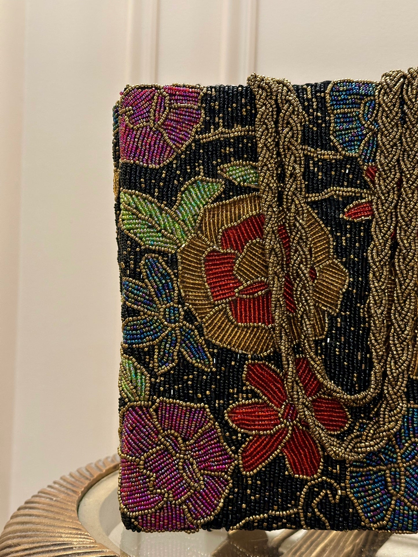 Hand embellished bag