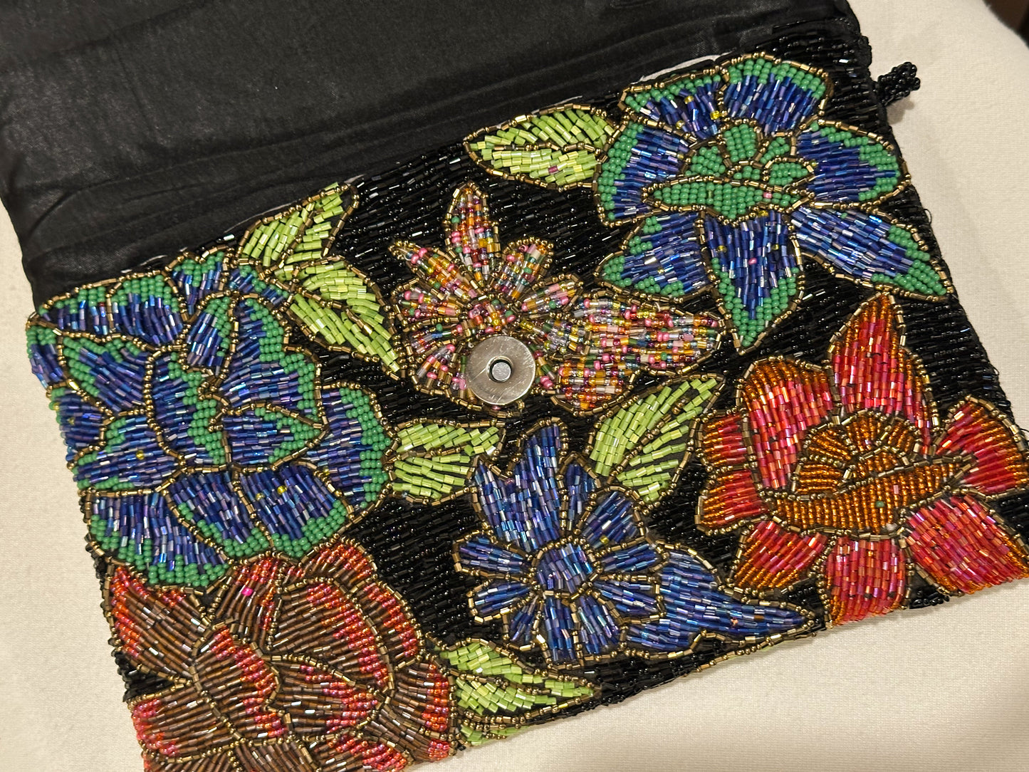 Hand embellished Clutch