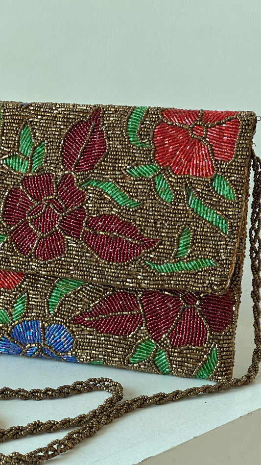 Gold Motive Clutch | Handmade