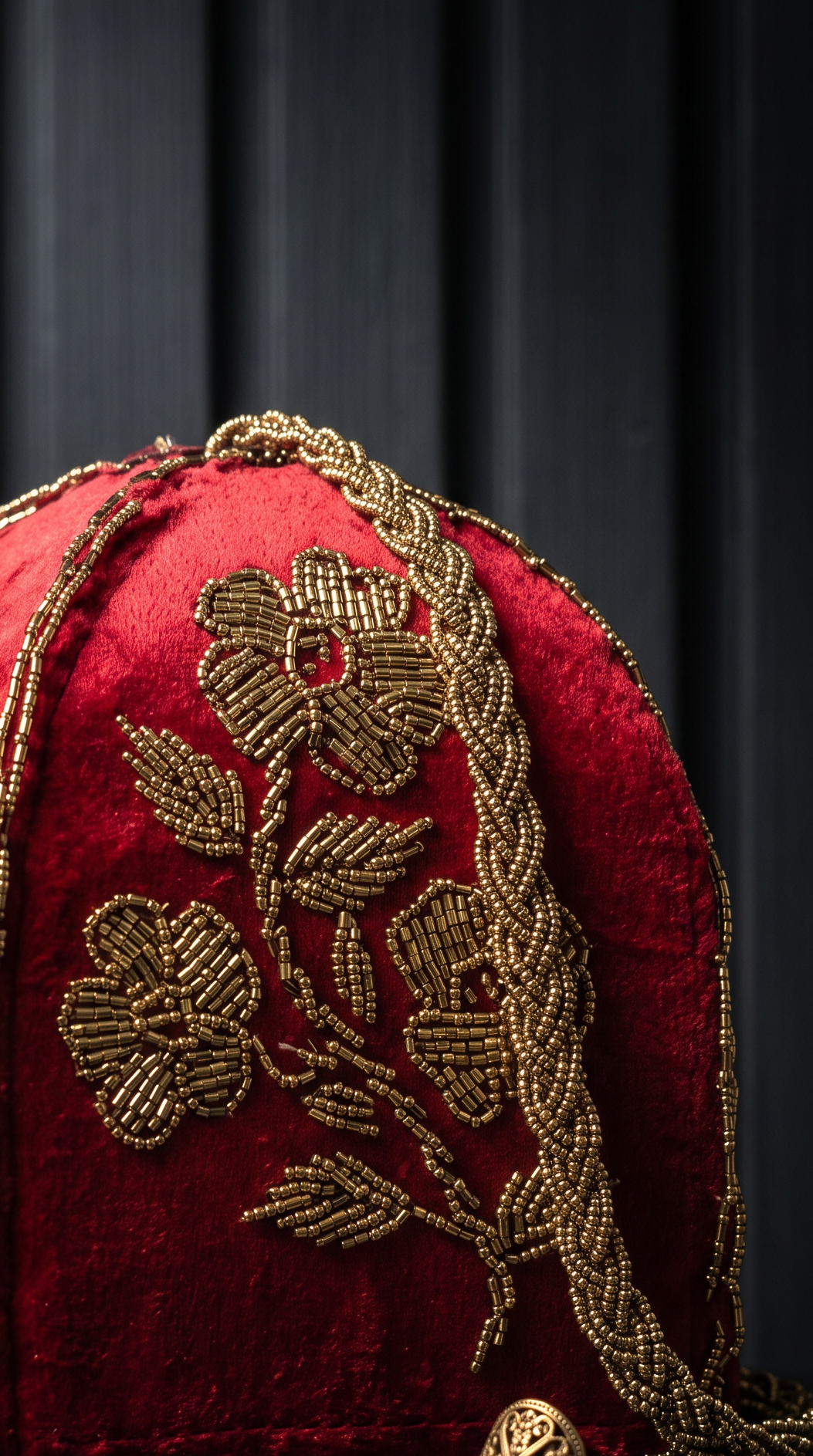 Red and Gold Handmade Potli | Weddings & Parties