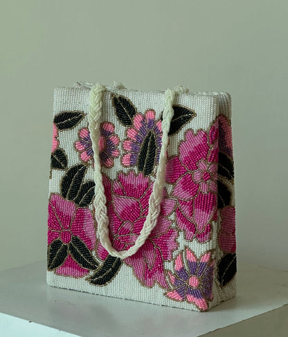 Handcrafted beaded bag