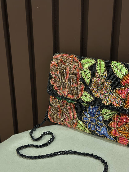 Hand embellished Clutch