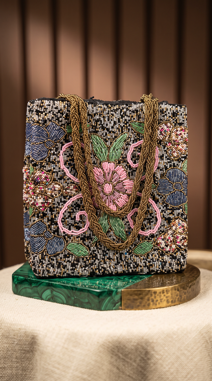 Beaded Handmade bag | Evening bag | Festive | Wedding Purse