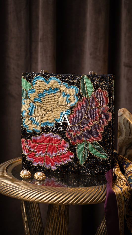Beaded Floral Handbag | Weddings & Parties