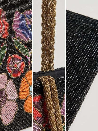 Beaded Sunset Petal Handbag – Amal Ayub