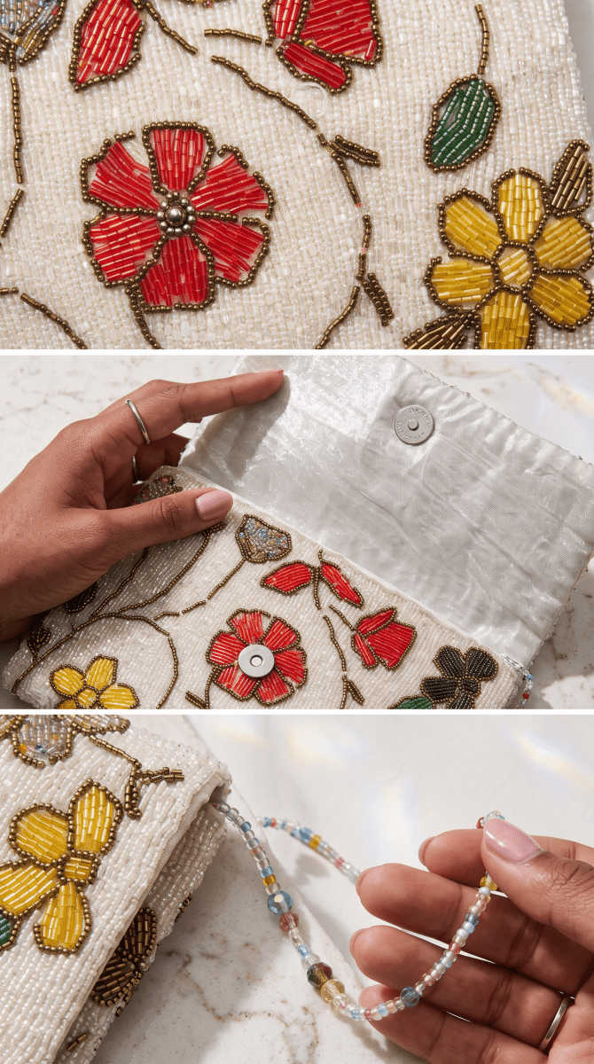Bloom Floral Clutch - Evening clutch - Amal Ayub