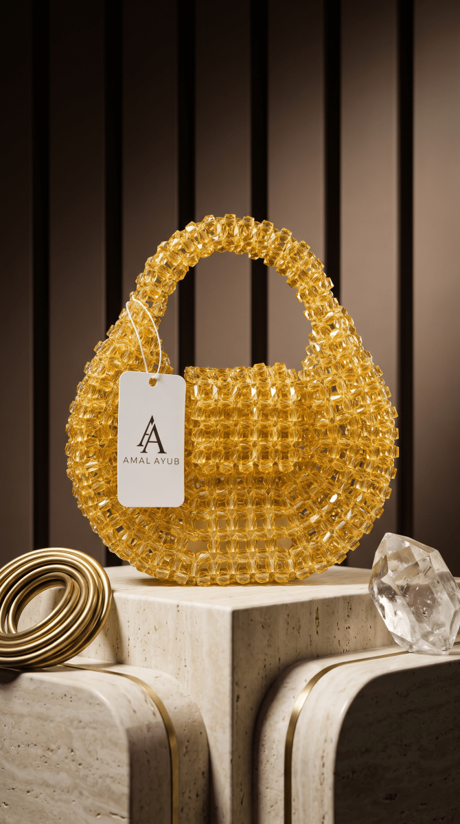 Buttercup soft gold yellow Signature Bag - Amal Ayub